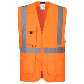 Gilet Executive ad alta visibilità con tasca per tablet